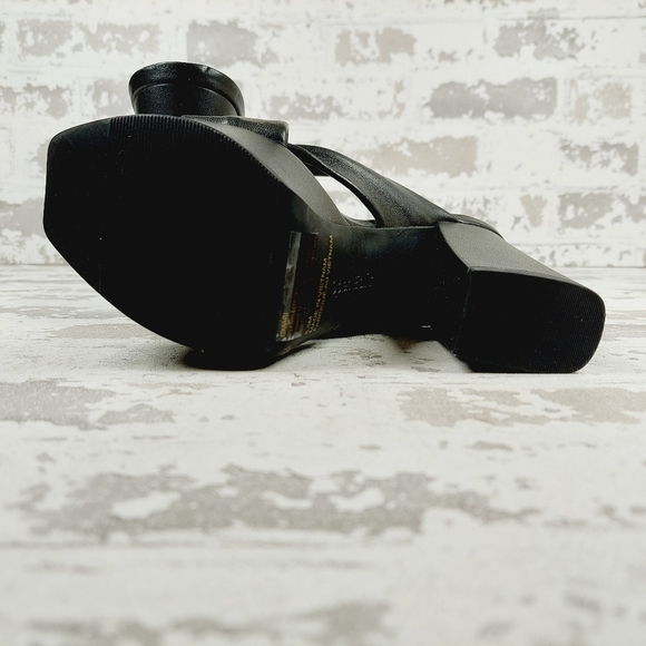 New Open Edit Kaia Black Knot Platform Sandal O349 - Picture 8 of 13